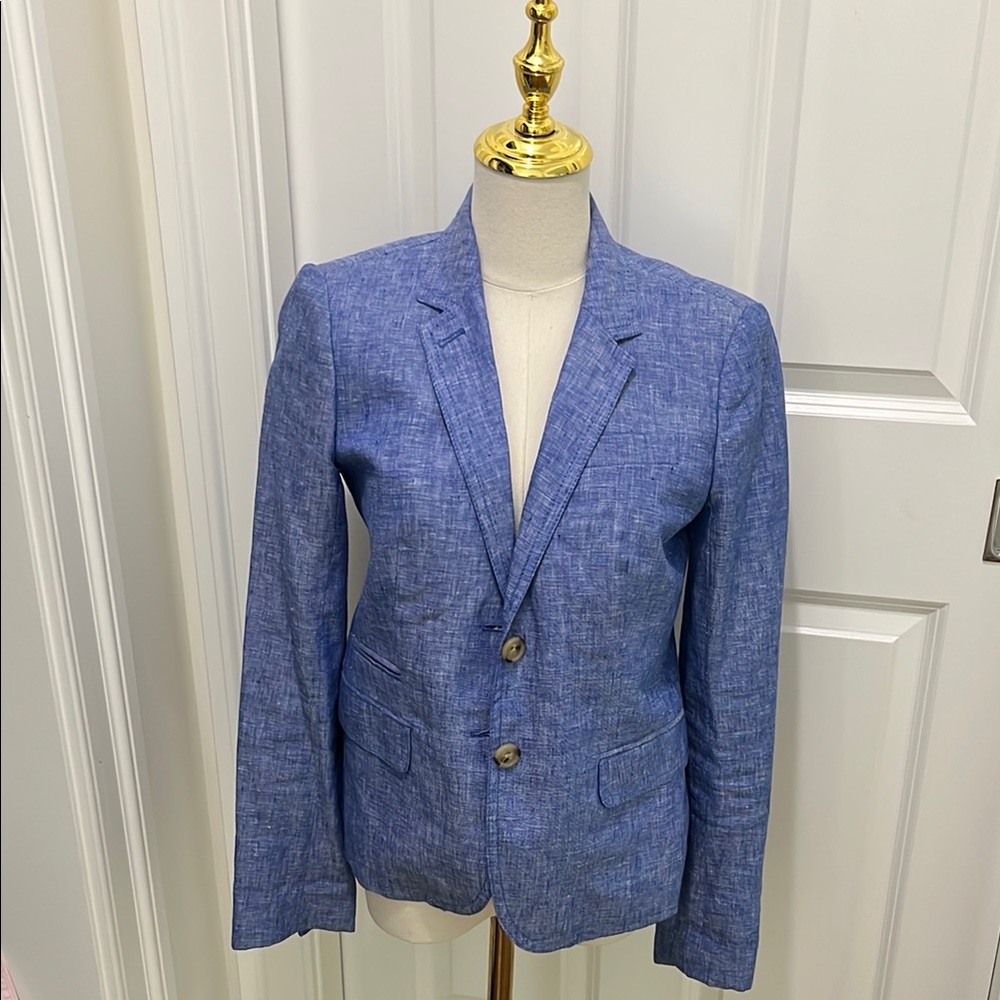 J. Crew Blue Blazer Tailored Suit Jacket